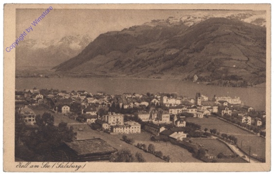 ak122561 Zell am See, Ortsansicht