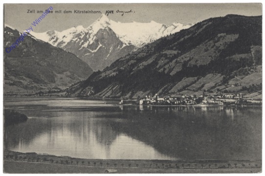 ak122562 Zell am See, mit dem Kitzsteinhorn