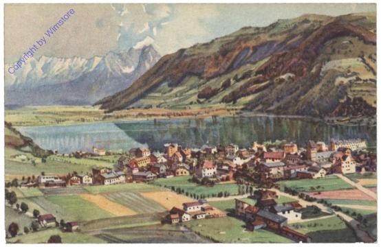 ak122573 Zell am See, Ortsansicht