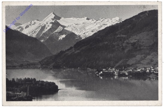 ak122578 Zell am See, mit dem Kitzsteinhorn