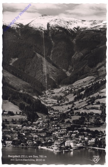 ak122579_1 Zell am See, mit Schmittenhöhe