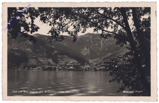 ak122581 Zell am See, gegen die Schmittenhöhe
