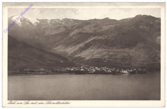 ak122585 Zell am See, mit der Schmittenhöhe