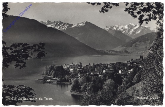 ak122590 Zell am See, gegen die Tauern