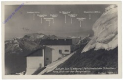 Zell am See, Seilschwebebahn Schmittenhöhe, Blick von der Bergstation