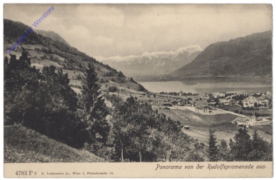 ak122626 Zell am See, Panorama von der Rudolfspromenade aus
