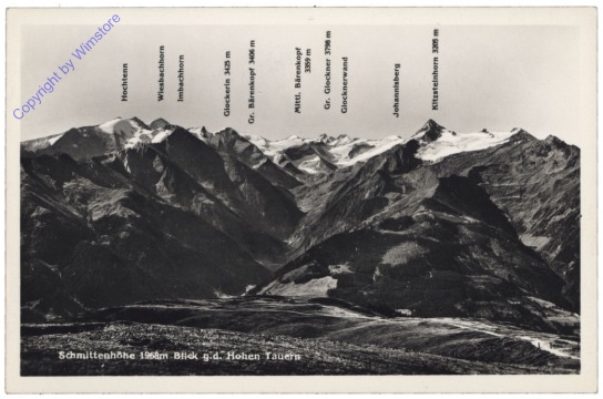 ak122629 Zell am See, Schmittenhöhe g.d. Hohe Tauern