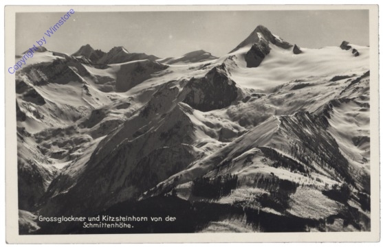ak122632 Zell am See, Großglockner und Kitzsteinhorn von der Schmittenhöhe