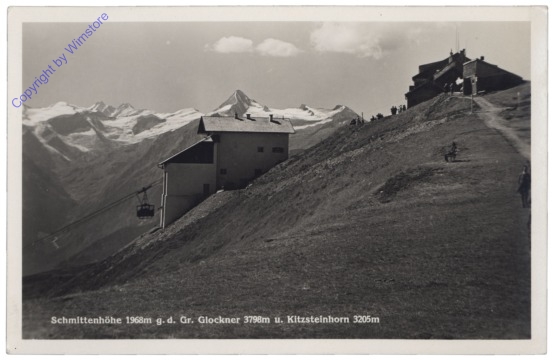 ak122641 Zell am See, Schmittenhöhe g.d. Gr. Glockner u. Kitzsteinhorn