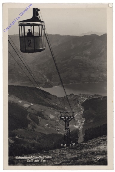 ak122642 Zell am See, Schmittenhöhe-Seilbahn