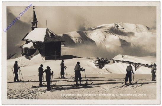 ak122643 Zell am See, Schmittenhöhe, Elisabeth-Kirchlein g.d. Maurerkogel