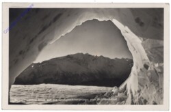 Zell am See, Schmittenhöhe, Blick auf die Glocknergruppe vom Schneetunnel