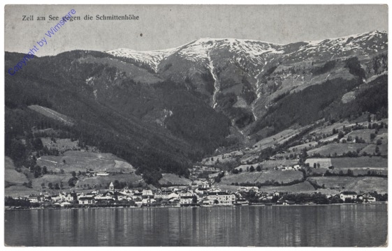 ak122655 Zell am See, gegen die Schmittenhöhe