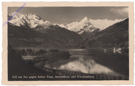 ak122656 Zell am See, gegen hohen Tenn, Imbachhorn und Kitzsteinhorn