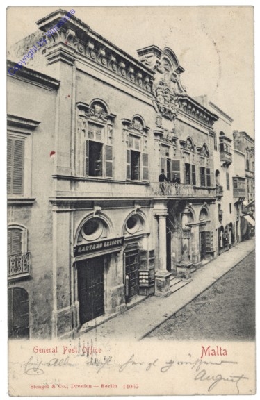 ak122722 Malta, General Post Office