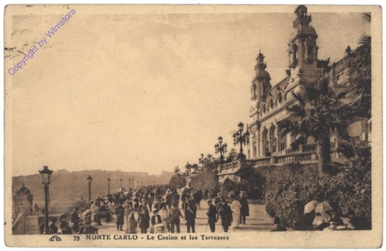 Monaco, Monte Carlo, Le Casino et les Terrasses