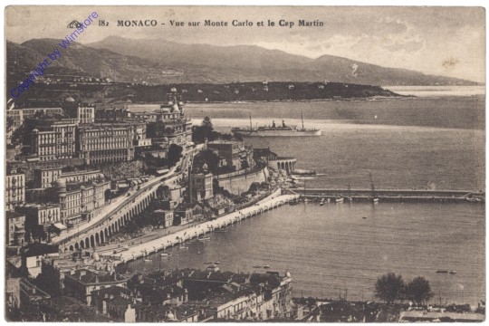 ak122734 Monaco, Vue sur Monte Carlo et le Cap Martin