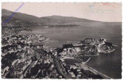Monaco, Principauté, Vue generale de Monaco et Monte Carlo