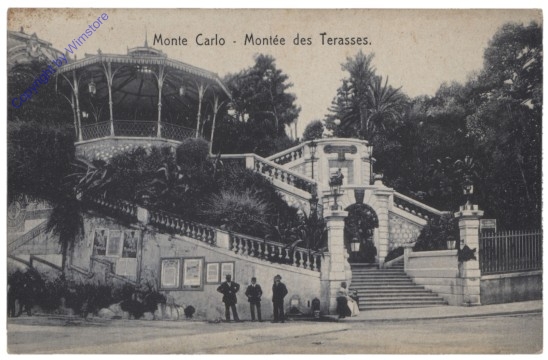 Monaco, Monte Carlo, Montée des Terasses