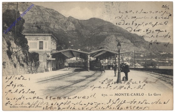 Monaco, Monte Carlo, La Gare