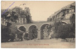 Monaco, Le Pont. Eglise Sainte Dèvote