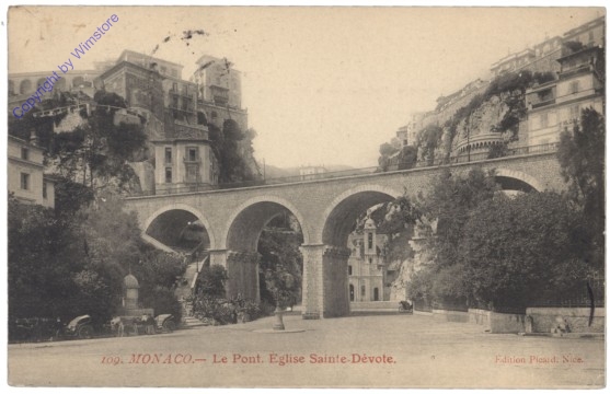 Monaco, Le Pont. Eglise Sainte Dèvote