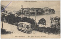 Monaco, Tram Route de Nice a Monaco