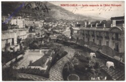 Monaco, Monte Carlo, Jardin suspendu de l'Hotel Metropole