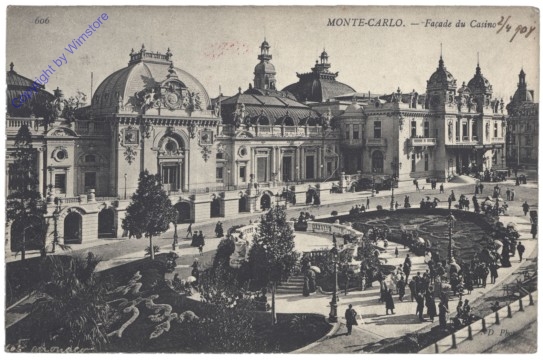 Monaco, Monte Carlo, Facade du Casino