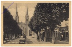 Diekirch, L'Esplanade et l'Eglise