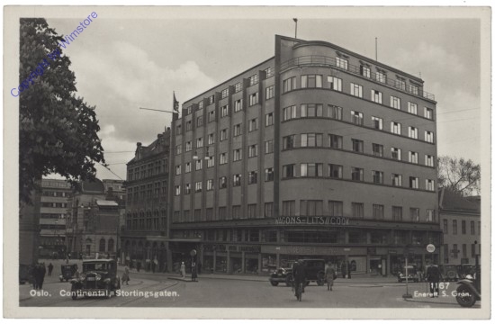 ak122816 Oslo, Contenental, Stortingsgaten