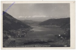 Annenheim, Panorama vom Ossiachersee mit Annenheim, Sattendorf und Ossiach