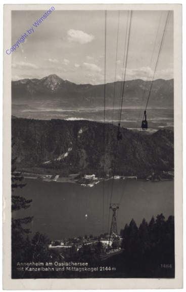 ak122866 Annenheim, mit Kanzelbahn und Mittagskogel