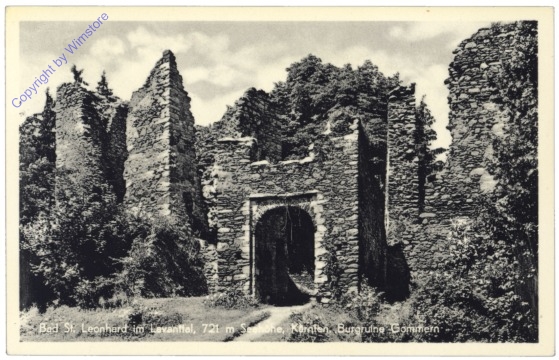 Bad St. Leonhard, Burgruine Gommern