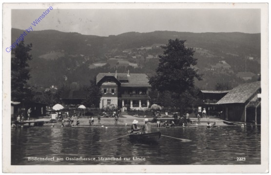 ak122876 Bodensdorf, Strandbad zur Linde