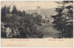 Friesach, Partie mit Ruine Geiersburg