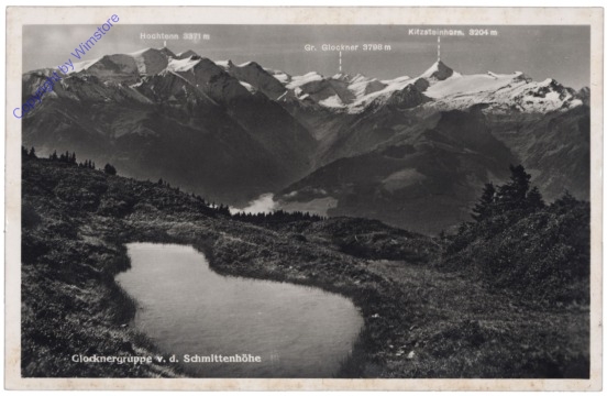 ak122949 Großglockner, Glocknergruppe v.d. Schmittenhöhe