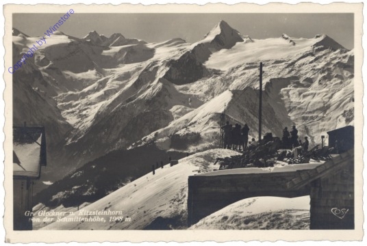 Großglockner, u. Kitzsteinhorn von der Schmittenhöhe
