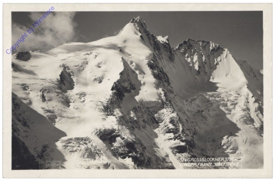 ak122957 Großglockner, von der Franz Josefs Höhe