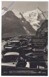 Großglockner, Neue Glocknerstraße, Parkplatz Franz Josefshöhe mit Großglockner