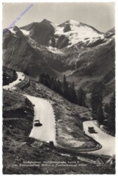 Großglockner, Hochalpenstrasse, Kehre 2 mit Sonnwelleck u. Fuscherkarkopf