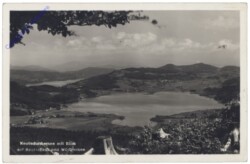 Keutschach, Keutschachersee mit Blick auf Keutschach und Wörthersee