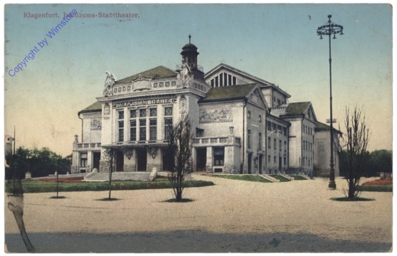 ak123044 Klagenfurt, Jubiläums-Stadttheater