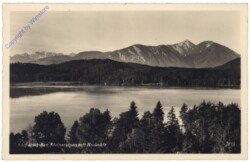 Klopeinersee, Steiner Alpen mit Hochobir