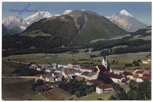Kötschach-Mauthen, Kötschach Ortsansicht