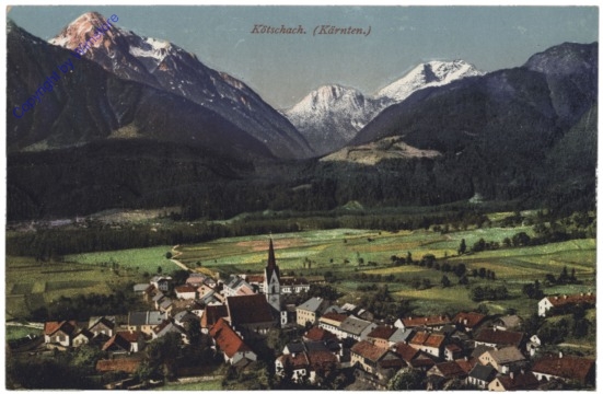 Kötschach-Mauthen, Kötschach Ortsansicht