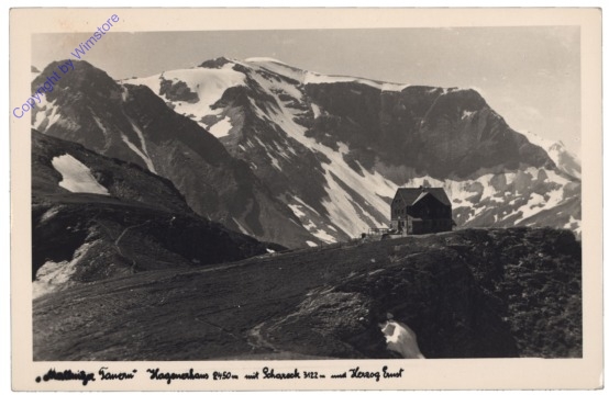 Mallnitz, Mallnitzer Tauern, hagenerhaus mit Schareck und Herzog Ernst