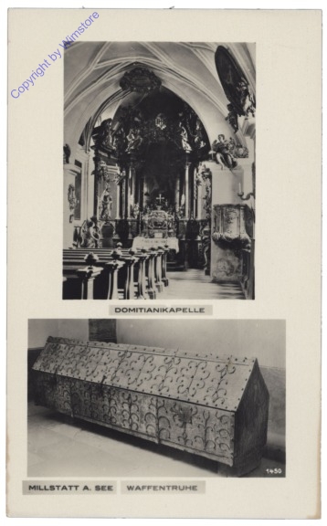 Millstatt, Domitianikapelle, Waffentruhe