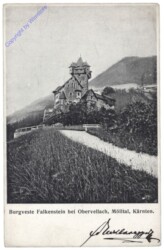 Obervellach, Burgveste Falkenstein