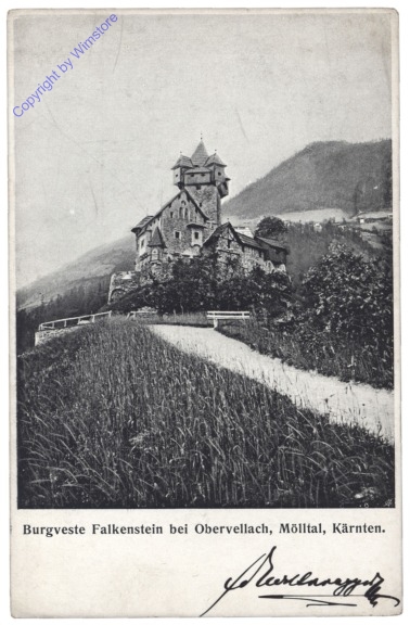 ak123135 Obervellach, Burgveste Falkenstein